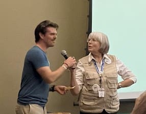Chris and Harper respond to q from audience wpf